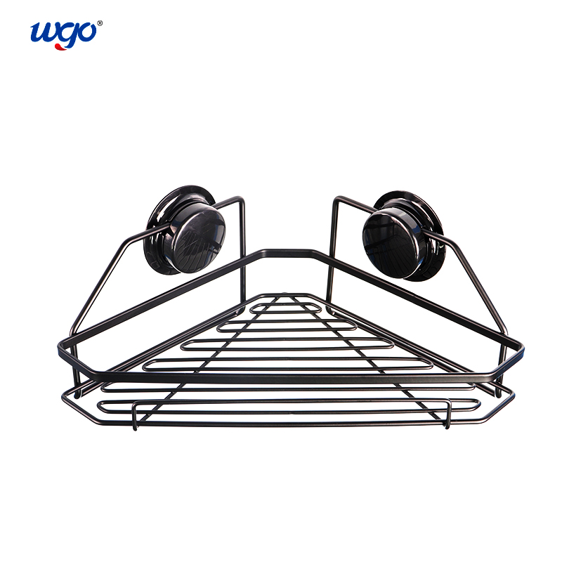 Stainless Steel Corner Shelf Caddy For Shower Damage Free Hanging Adhesive
