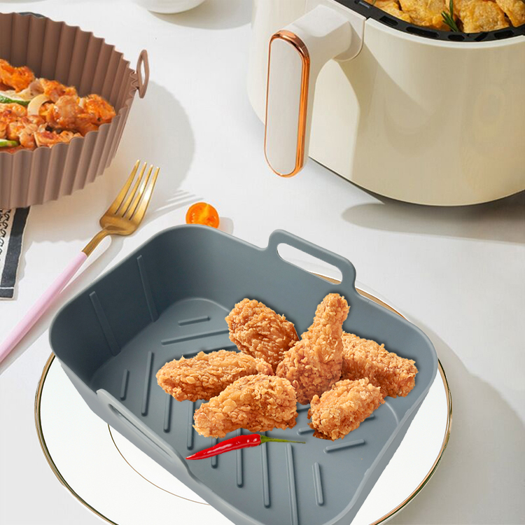 Multifunctional Silicone Kitchen Tool Rectangle Air Fryer Liner Reusable
