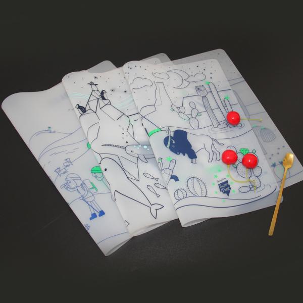Buy cheap Silicone Heat Resistance Erasable Rubber Sheet Roll from wholesalers