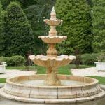 White Marble Front Yard Water Fountain Stone Garden Flowerpots Fountains Large