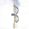 Buy cheap Mobile Cell Phone Telecommunication Towers Tubular Monopole Tower from wholesalers
