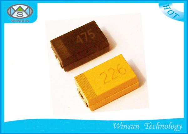 Buy cheap -55 ~ + 125 C SMD Tantalum Capacitor Large Capacitors With Automatic Pick Equipment from wholesalers