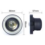 Circle Casing 89MM White 12V COB Beam Waterproof Universal Auto Fog Light