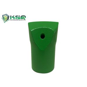 Buy cheap Blue Tungsten Carbide Flat Chipways Tapered Chisel Drill Bit from wholesalers