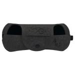 Fashionable Pu Leather Glasses Case Lightweight Hard Shell
