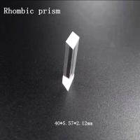 Buy cheap 40*5.57*2.12mm H-K9L Rhomic Prism Stereomicroscope KTP Crystals product