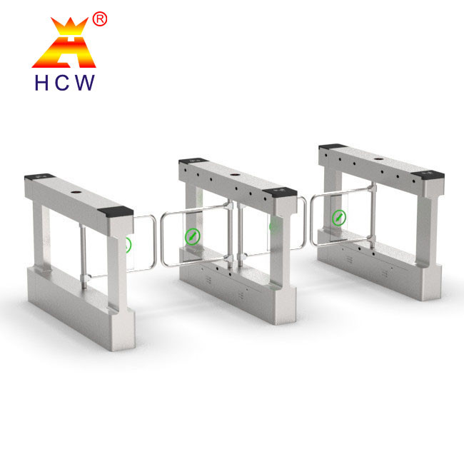 304 Stainless Steel Face Recognition Turnstile 50cm Lane Width