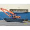 Buy cheap Turbocharged ISUZU Engine Amphibious Excavator Rental for Swamp / Soft Areas from wholesalers