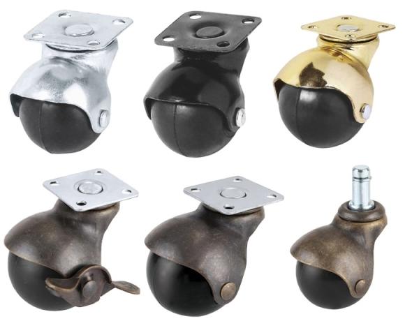 Buy cheap 19-24mm TPR Plastic Soft Casters Wheels 144Lbs Load Capacity from wholesalers