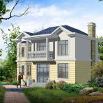 Beautiful Urban Two Story Prefabricated Homes Small Structure Modern