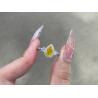 Buy cheap 1.03ct Fancy Vivid Yellow Lab Created Diamond Ring 18k White Gold from wholesalers