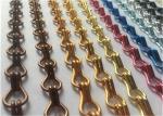 Double Hook Aluminum Chain Link Fly Curtain 90*210cm In Gunmetal Color