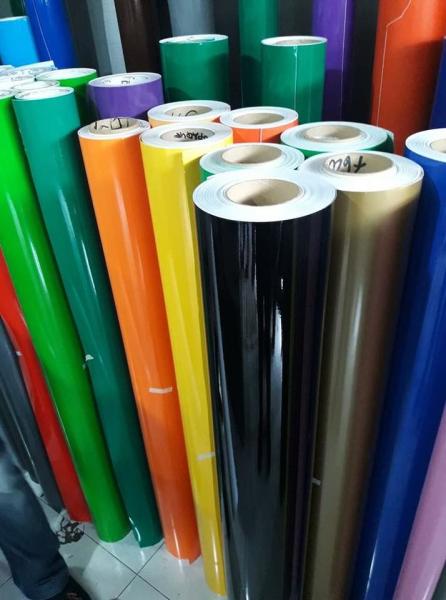 Buy cheap 0.08mm Multi Color Vinyl Stickers Permanent Glue Self Adhesive from wholesalers