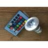 Buy cheap Shopping Mall RGB 3 Watt LED Spot Bulbs With Remote Control 16 Colors 24 Keys from wholesalers