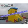 Buy cheap Yellow Super Fun Hire Inflatable Slide With family theme parks from wholesalers