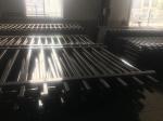 Customized Black Zinc Steel Metal Garrison Fence Panels Maintenance Free