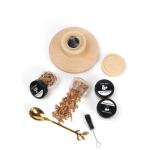 Walnut Wood Bar Tools Sustainable Luxury Smoker Kit Eco Cocktail Drink Smoker