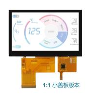 Buy cheap 16.7M Color 40 Pin 4.3 Inch Touch Screen , 300cd/M2 Capacitive Touch Display product