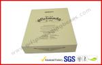 Rigid Board Magnetic Cigar Gift Box Square Printed Paper Finishing