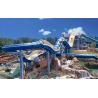 Buy cheap Giant Green High Speed Aqua Park Slide / Water Roller Coaster Games for Spray Park Equipment from wholesalers
