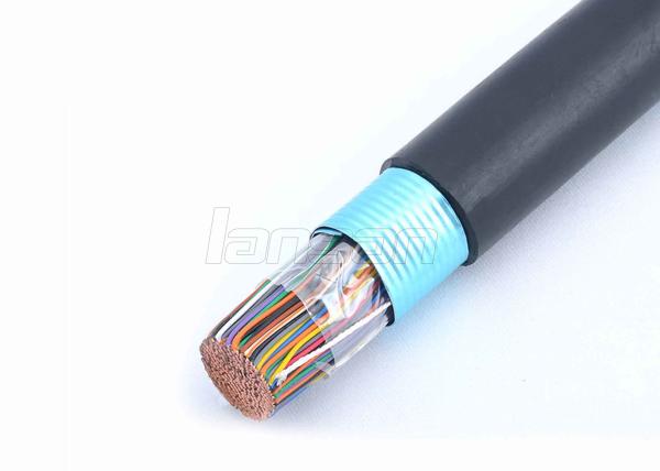 PVC Jacket 25 Pair Telephone Cable 24AWG , Indoor Telephone Cable For Communicat