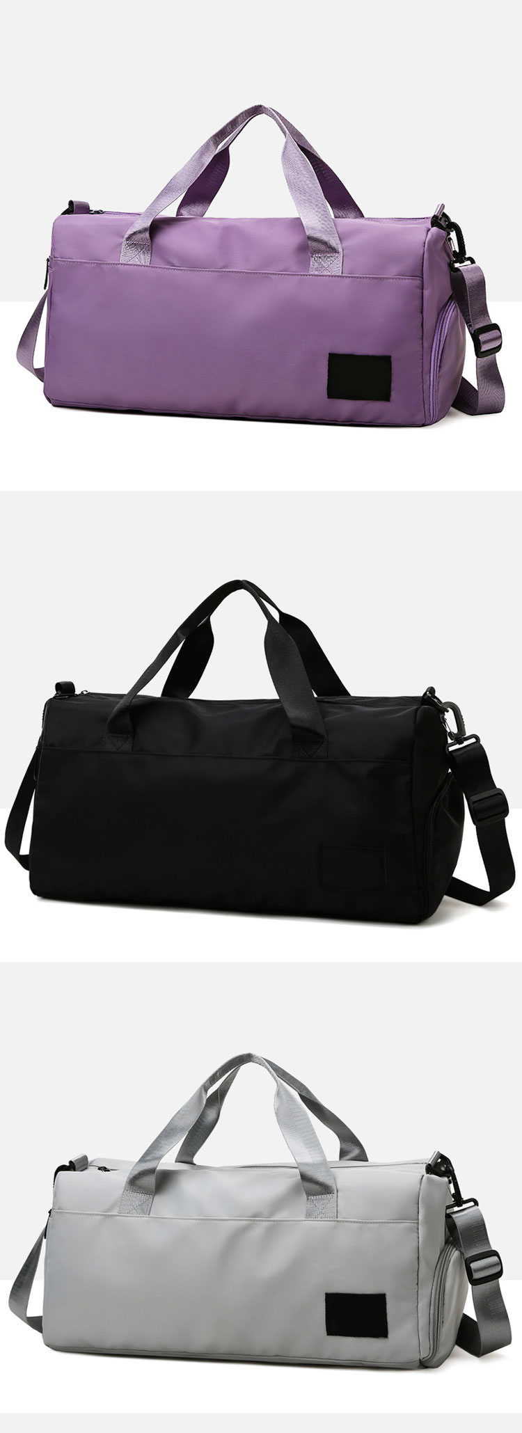Waterproof Sports Gym Bags For Men Women Eco Friendly Travel Bag Dry Wet Pocket