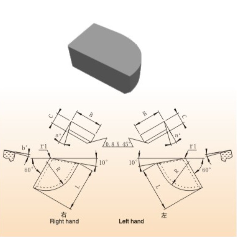 Wet Grinding 88.8HRA Tungsten Carbide Saw Tips High Hardness