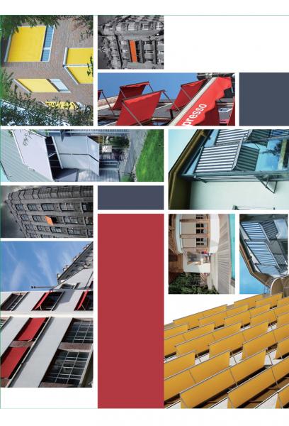 Retractable Drop Arm Window Awnings Outdoor Aluminium Heavy Duty