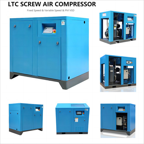 Screw Dry High Pressure Oil Free Air Compressor Electric Industrial Low Pollution