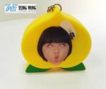 Buy cheap Funny Cute Yellow Music Keychain Key Chain ABS 3Pcs Battery from wholesalers
