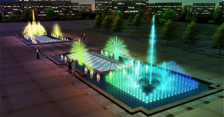 Online technical support computer control portable water fountain
