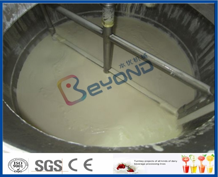 500L 1000L SGS Butter Making Equipment With Butter Separator Machine