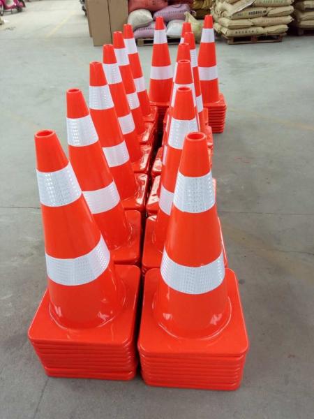 Buy cheap Road Safety Guiding Cone Orange PVC Plastic Traffic Cones from wholesalers