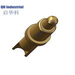 Custom Brass Female And Male Spring Contact Loaded Pogo Pin Connector Contact