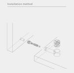 36mm Cold-Rolled Steel Minifix Connecting Bolts With Nylon Dowel, Furniture