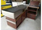Buy cheap OEM Supermarket Checkout Counter / Stainless Steel Cash Register Table from wholesalers