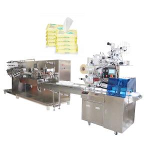Wholesale 30 - 120PC Wet Wipes Production Machine With 5 Slitting Lanes Baby Wipes Packing Machine from china suppliers