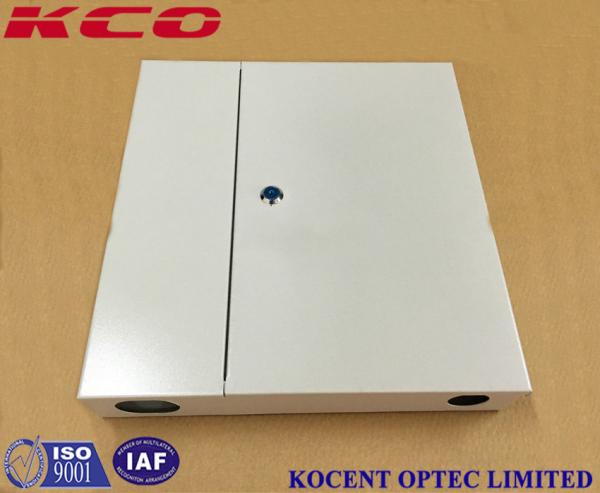 Double Doors Fiber Optic Termination Box / Wallmount Polemount 24 48 72 Core