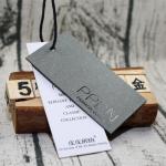 Luxury Paper Hang Tags / Garment Clothing Hang Tags Eco Friendly With Logo