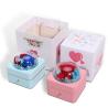 Buy cheap Custom Size Luxury Round Flower Jewelry Box Packaging Ring Drawer Box from wholesalers
