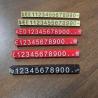 Buy cheap Free Standing Plastic Jewelry Display Price Tags Customizable Counter Store Sign Holders from wholesalers