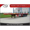 Buy cheap 3 axles 20ft 40ft platform flatbed semi trailer shipping container trailers for sale from wholesalers