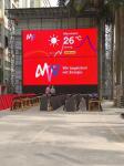 Giant Building Outdoor Advertising LED Display Curtain Advertising Spain SMD3535