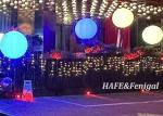 RGBW Inflatable LED Balloon Light 400W Event Decoration Atmosphere Light Outdoor