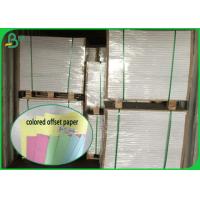 Buy cheap 100% Virgin Colored Offset Printing Paper& Bostial paper Smooth Surface product