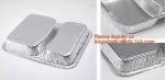 Plane Aluminium Foil Food Container Airline Aluminum Foil Container For Airline