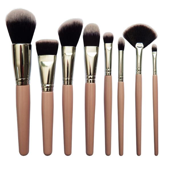 Buy cheap Elegant Pink Makeup Brush Thick Aluminum Tube Durable Cosmetic Brushes from wholesalers