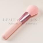 Pink PBT Hair Foundation Powder Makeup Brush Long Lasting 17.3cm
