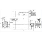 GDF60-18Z-6.0 CNC Router Spindle Motor 6KW Air Cooled Spindle 300HZ Frequency