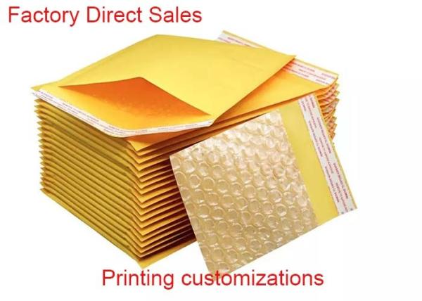 Buy cheap Strong Adhesive Kraft Paper Bubble Mailers 6*8 Inch Cushioned Postage Mailing Bags from wholesalers